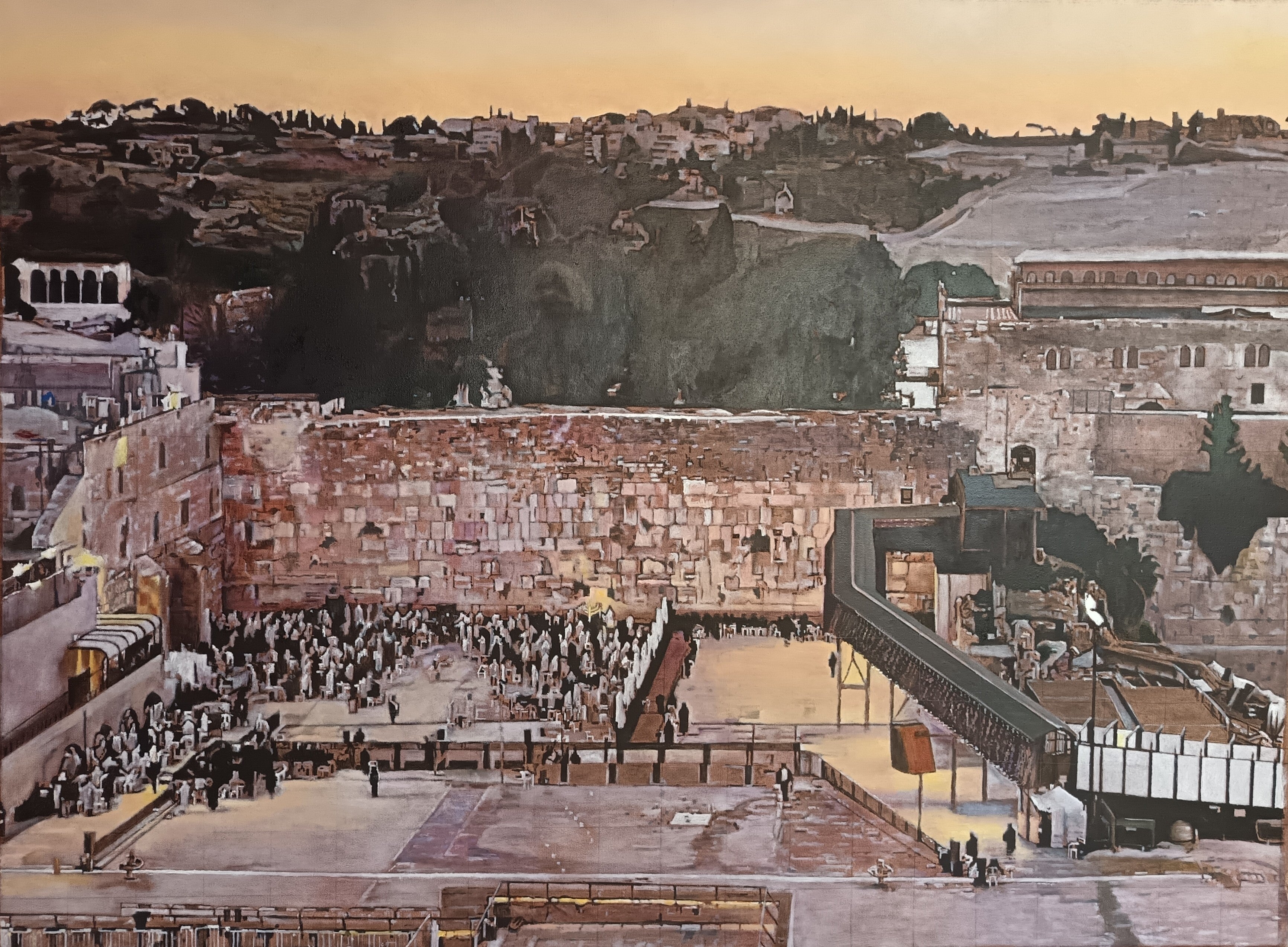 Sunrise at the Kotel HaMaaravi